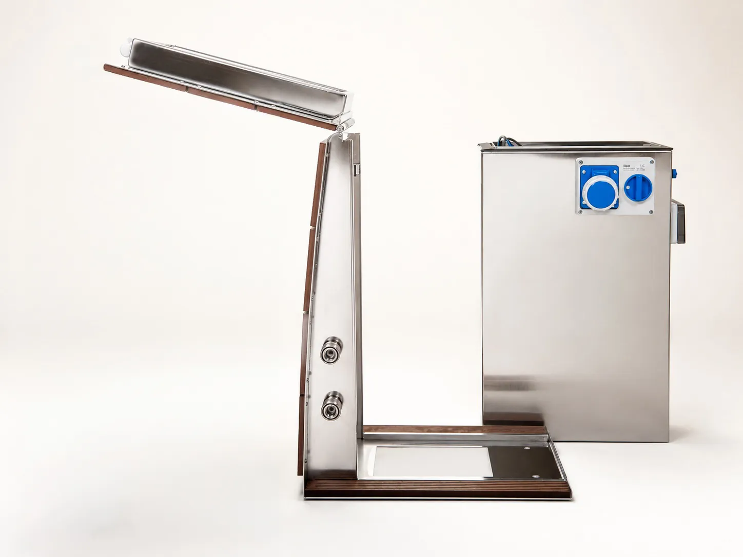 Box elettrico in acciaio inox supermirror